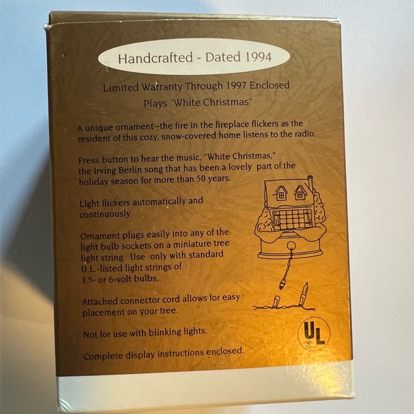 Hallmark Keepsake Ornament White Christmas - Picture 3 of 13